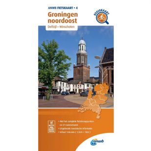 ANWB Regiokaart 4 Groningen Noordoost 