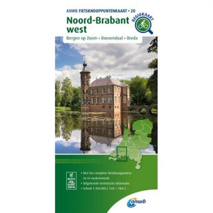 ANWB Fietsknooppuntenkaart 20 Noord Brabant West  