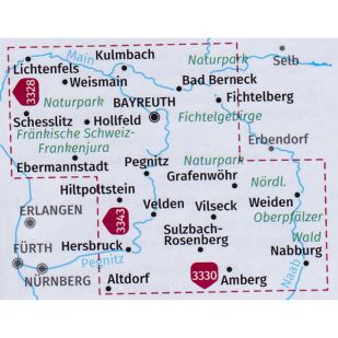 A - KP3354 Fränkische Schweiz - Kulmbach - Bayreuth - Amberg
