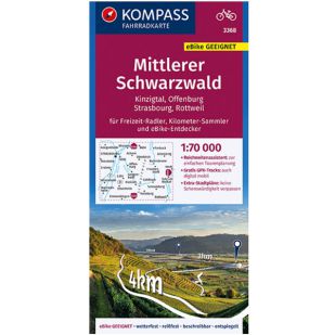 KP3368 Schwarzwald Mittlerer / Kinzigtal / Offenburg / Strasbourg