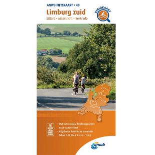 ANWB Regiokaart 40 Limburg Zuid 