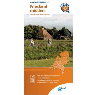 ANWB Regiokaart 7 Friesland Midden 