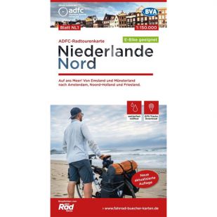 Niederlande Nord Radtourenkarte