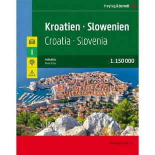 F&B Kroatië Slovenië Superatlas - 1:150.000 !