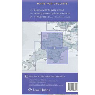 Cycle Map North and South Devon (2)