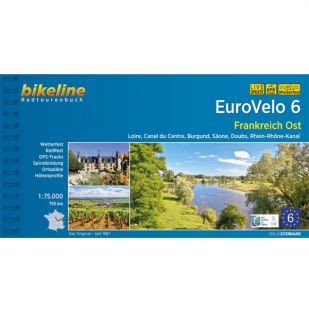 Eurovelo 6 Frankreich Ost Bikeline Fietsgids (2023)