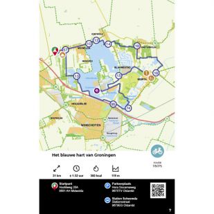 Fietsgids Fietsrouteboek Nederland - Routiq (2021) 