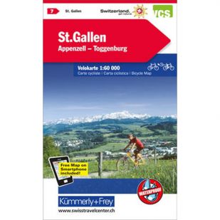 St. Gallen/Appenzell/Liechtenstein Velokarte 7