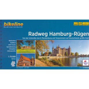 Radweg Hamburg-Rügen Bikeline Fietsgids (2021)