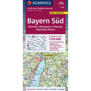 KP3712 Radkarte Bayern Sud !