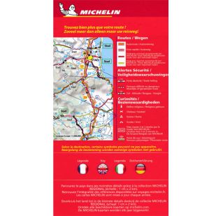Michelin 717 Wegenkaart  - Luxemburg 2024