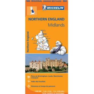 Michelin 502 Northern England-The Midlands