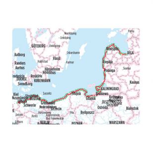Eiserner Vorhang 2: Ostseeküsten-Radweg Bikeline Fietsgids 