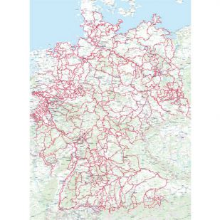 Radfernwege Deutschland Bikeline - Het standaardwerk (2023)