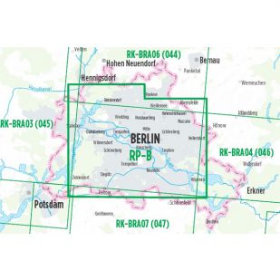 Radplan Berlin - Bikeline Fietskaart 