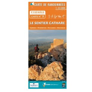 A - Pyrénées Carte no.9: Le Sentier Cathare