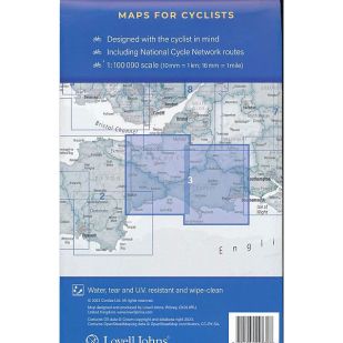 Cycle Map Somerset Levels and Dorset Downs (3)