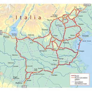 Onbegrensd fietsen door de Veneto