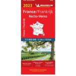 Michelin 722 Wegenkaart - Frankrijk Recto 2023