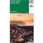OS Road Map 4: Northern England 