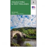 OS Road Map 6: Wales and West-Midlands