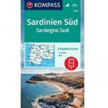 KP2499 Sardinien Zuid - 4 kaartenset