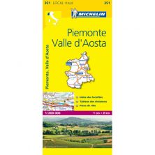 Michelin 351 Piemonte Valle D'Aosta