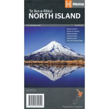 Nieuw-Zeeland - North Island Regional Map !