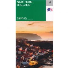 OS Road Map 4: Northern England