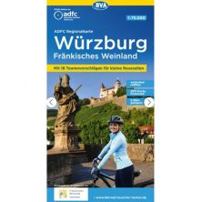 Würzburg / Fränkisches Weinland (Regionalkarte) !