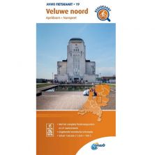 ANWB Regiokaart 19 Veluwe Noord ! 