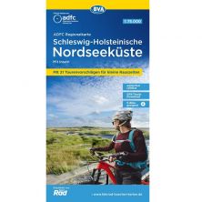 Nordseeküste mit Inseln, (Schleswig-Holstein) (Regionalkarte)