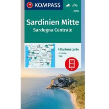 KP2498  Midden Sardinie - 4 kaartenset !