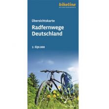 Übersichtskarte Radfernwege Deutschland