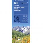 IGN Top 75: Massif des Ecrins Oisans Champsaur 75006 - Wandel- en fietskaart