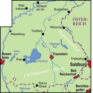 Chiemgau (Regionalkarte)