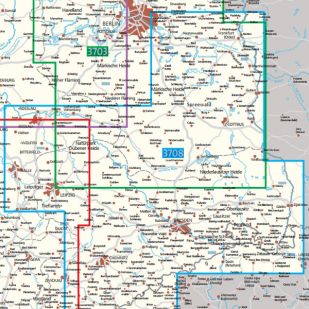 KP3708 Radkarte Sachsen 