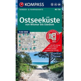 KP739 Ostseeküste Von Wismar Bis Usedom, 3 Karten !