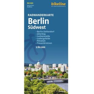 Berlin  Sudwest - Bikeline Fietskaart (2025) !