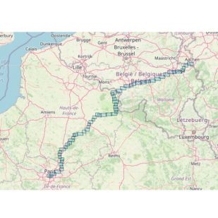 Eurovelo 3: Pilgerroute: Aachen - Paris - Bikeline