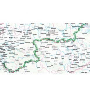 Radweg Deutsche Einheit Bikeline Fietsgids - Bonn - Berlijn