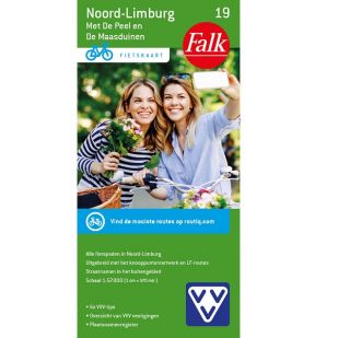 Falk Fietskaart 19 Noord-Limburg met de Peel