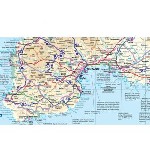 Cornwall cycle map Goldeneye