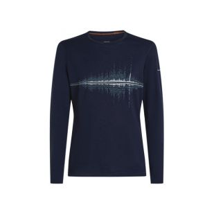Icebreaker Men 200 Oasis Long Sleeve - Snow Wave