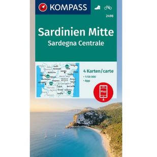 KP2498  Midden Sardinie - 4 kaartenset !