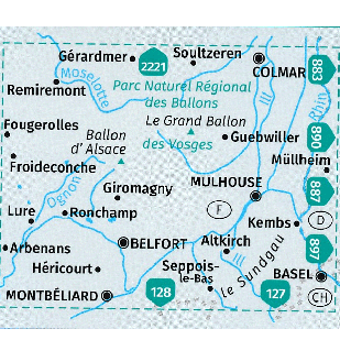 KP2222 Elsass, Vogesen Süd !