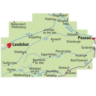 Niederbayern (Regionalkarte)