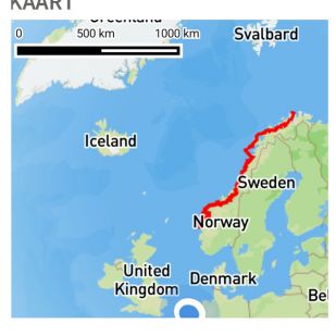 In uw App-store: Fietsen naar de Noordkaap
