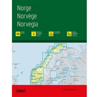 F&B Noorwegen Road Atlas 1:250.000 / 1: 400.000