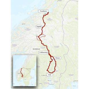 Gudbrandsdalsleden - The St. Olav Way - van Oslo naar Trondheim